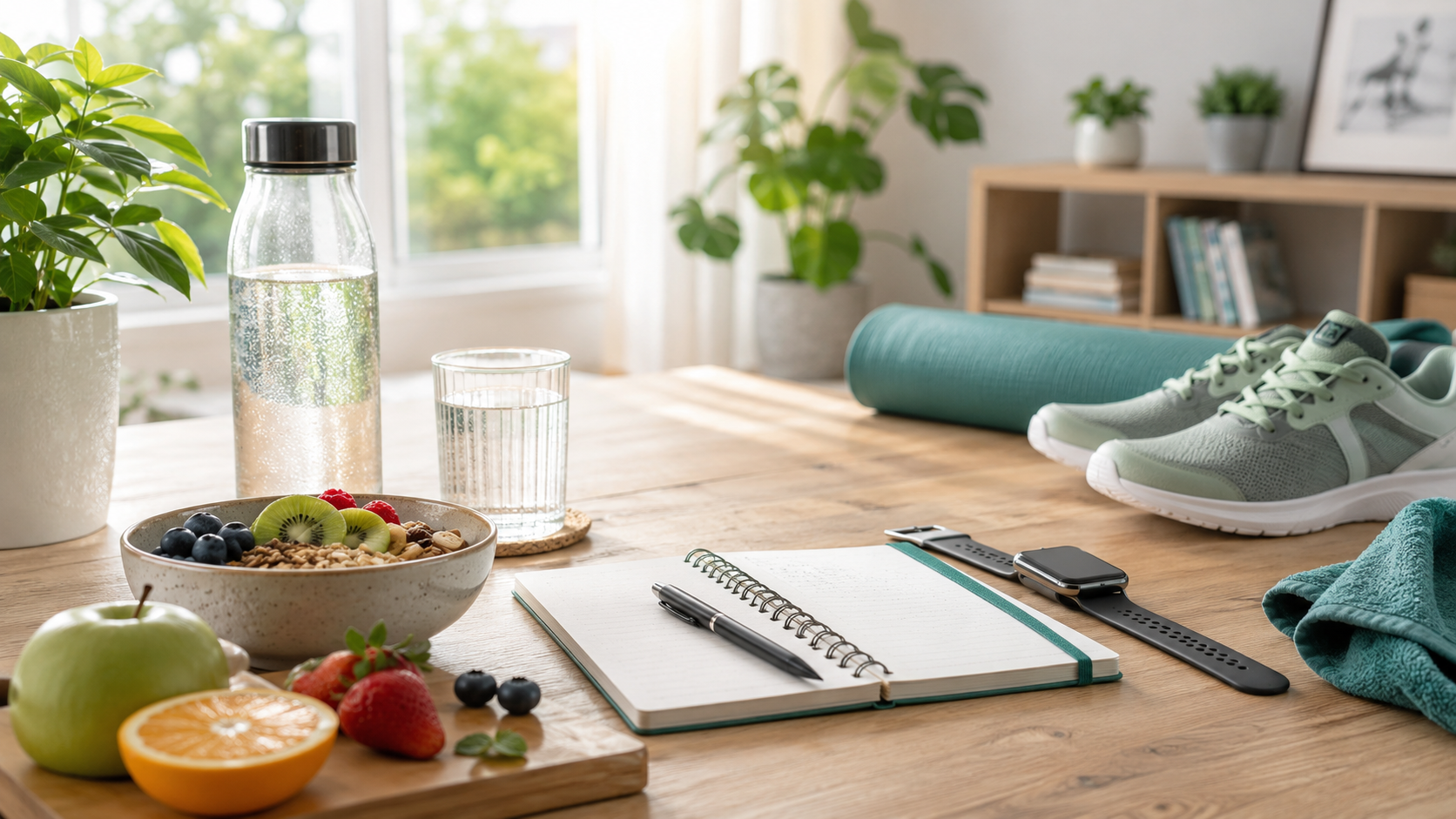 Gesunder Lebensstil mit Vorsorge, Ernährung, Fitness und Wellness