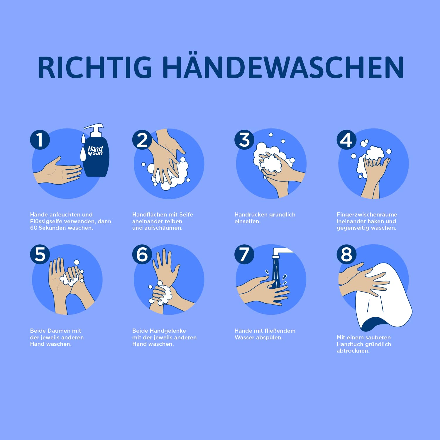 Hand San Flüssigseife Natur Lavendel im Nachfüllbeutel mit natürlichem Lavendelöl, Handwasch- & Gesichtsreinigungsformulierung ohne Mikroplastik, pH-hautneutral & vegan, 500 ml – Bild 7