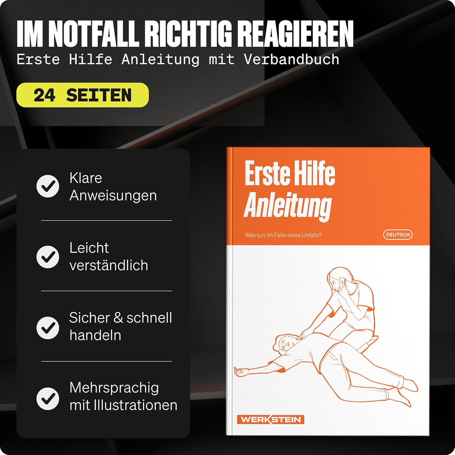 ÖNORM Z1020 Typ 1 Erste-Hilfe-Nachfüllset inklusive Erste-Hilfe-Anleitung – Erste-Hilfe-Set Nachfüllset Ö-NORM Z 1020 Typ 1 mit praktischen Innentaschen – ÖNORM Z1020 Typ 1 Nachfüllset für Unternehmen – Bild 3