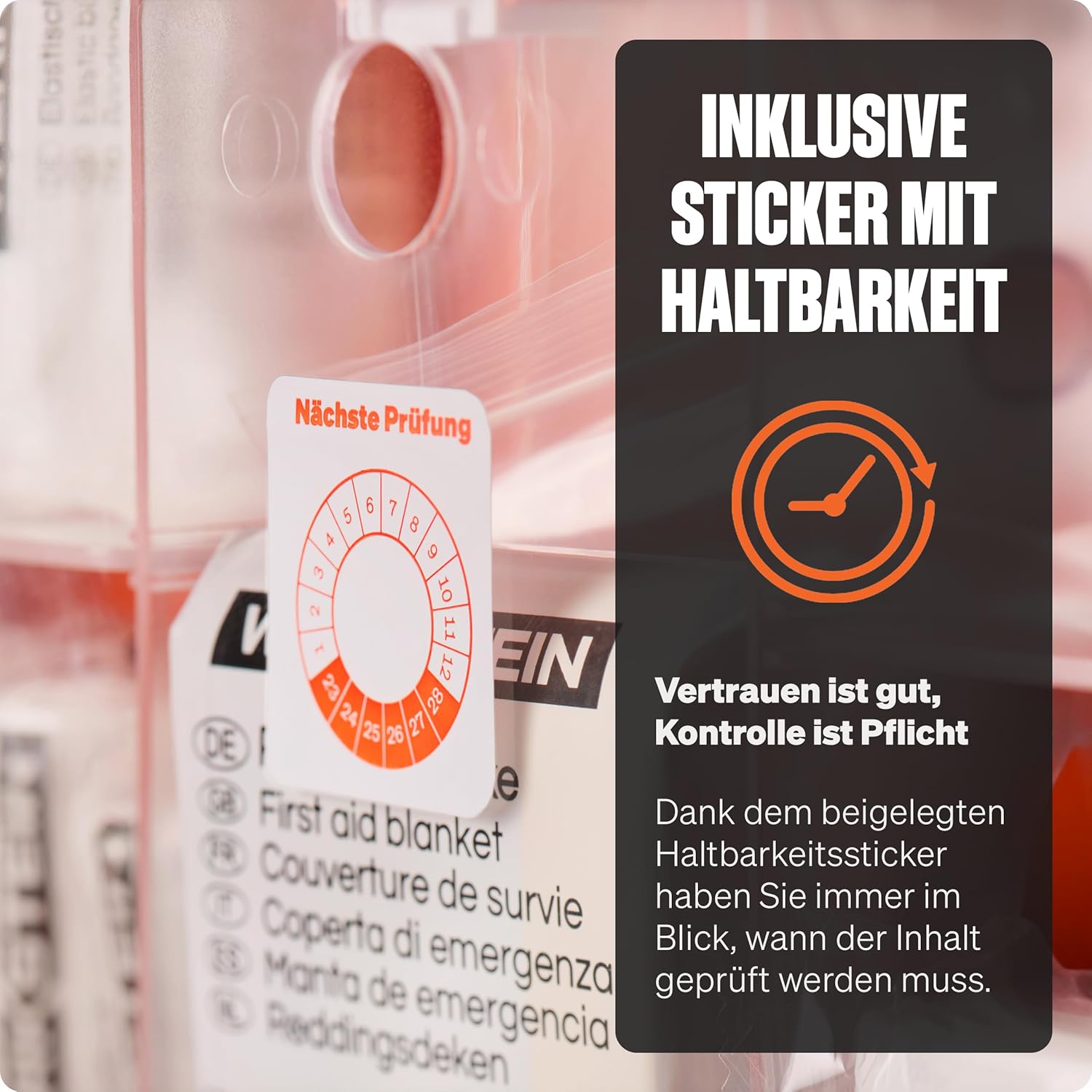 ÖNORM Z1020 Typ 1 Erste-Hilfe-Nachfüllset inklusive Erste-Hilfe-Anleitung – Erste-Hilfe-Set Nachfüllset Ö-NORM Z 1020 Typ 1 mit praktischen Innentaschen – ÖNORM Z1020 Typ 1 Nachfüllset für Unternehmen – Bild 5