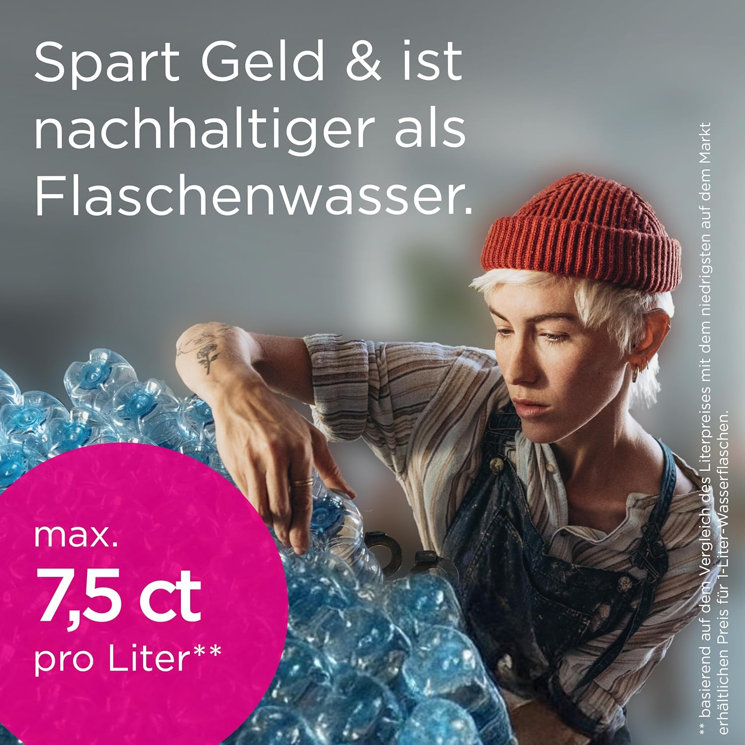 Brita Marella Wasserfilterkanne Blau (2,4 L) inkl. 3 x Maxtra Pro All-in-1-Kartusche – Filter zur Reduzierung von Kalk, Chlor, Blei, Kupfer und geschmacksstörenden Substanzen im Wasser – Bild 5
