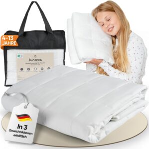 LUNOVA Gewichtsdecke für Kinder, 2...