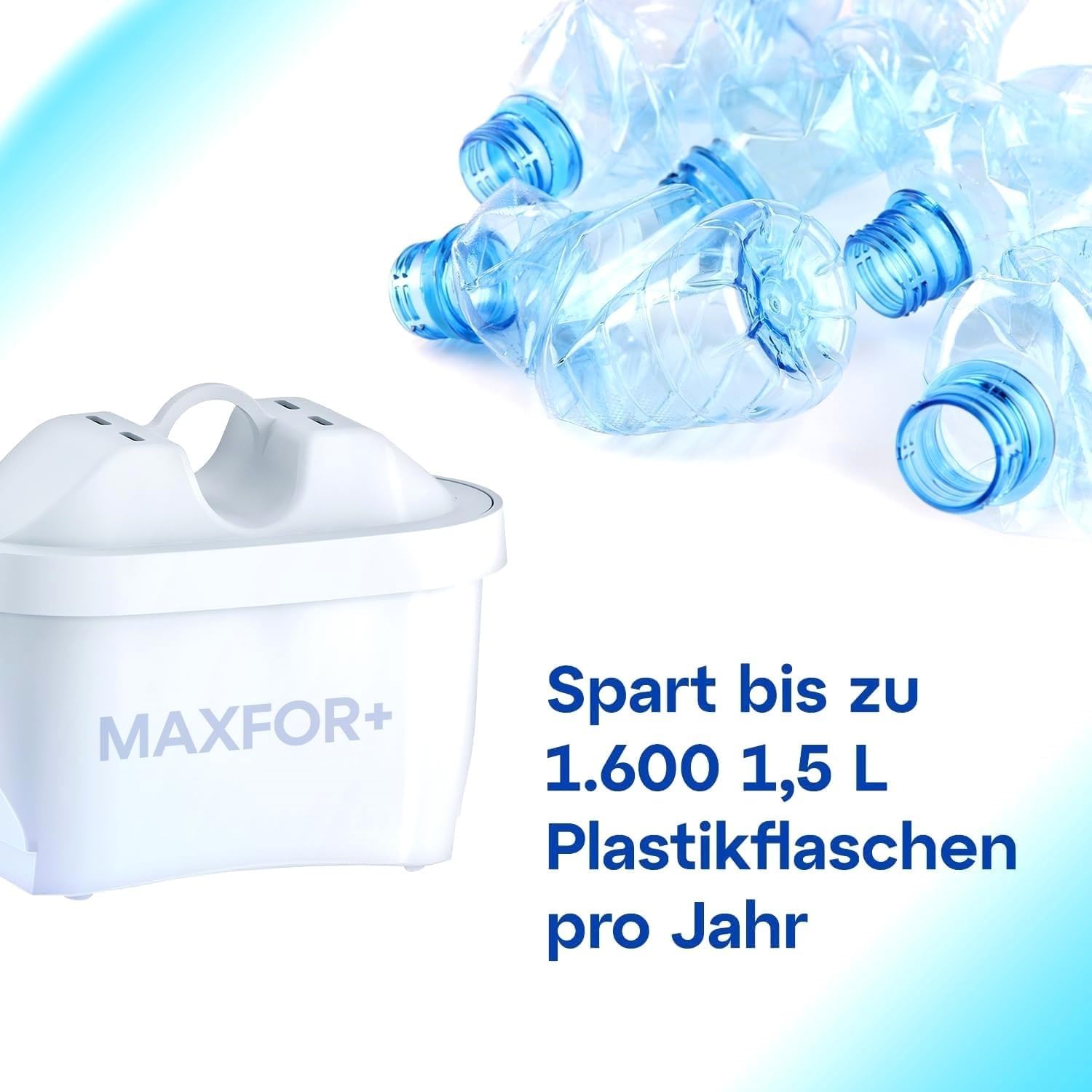 AQUAPHOR Kompakter Wasserfilterkrug mit 1 Maxfor+ Kartusche, 2,4 l, Grau, ideal für die Kühlschranktür und kleine Küchen – Bild 9
