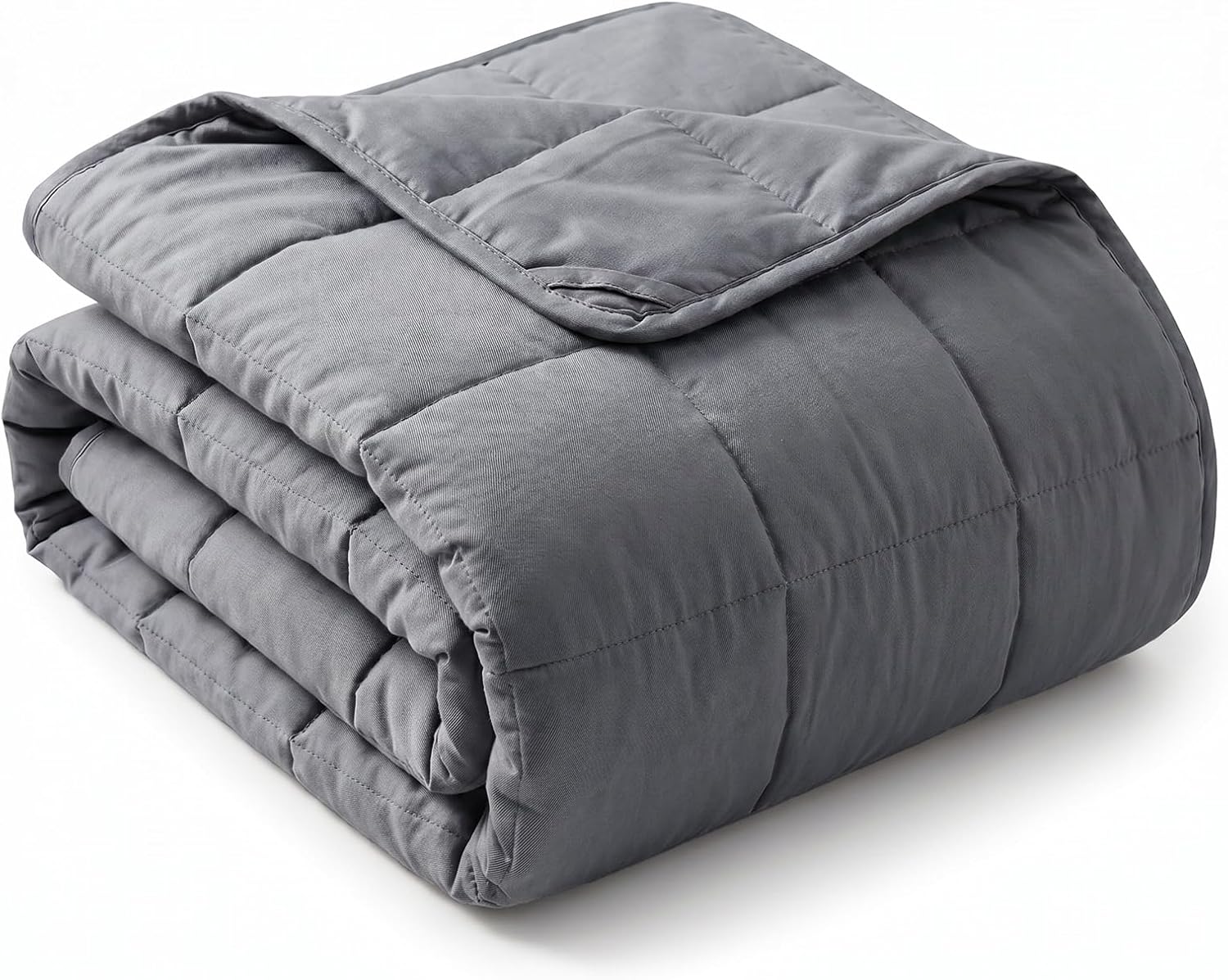 Gewichtsdecke Erwachsene 9kg 150 x 200 cm,Weighted Blanket Anti Stress Therapiedecke, aus 100% Baumwolle Schwere Decke, Besser schlafen mit unserer schweren Bettdecke Oeko-Tex Zertifiziert , Grau