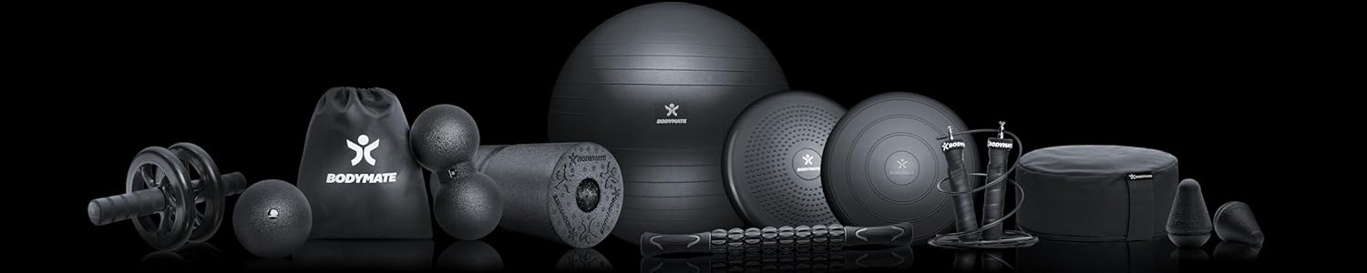 BODYMATE Faszienball in Schwarz – Selbstmassageball für das Faszientraining – Durchmesser 8 cm – Bild 5