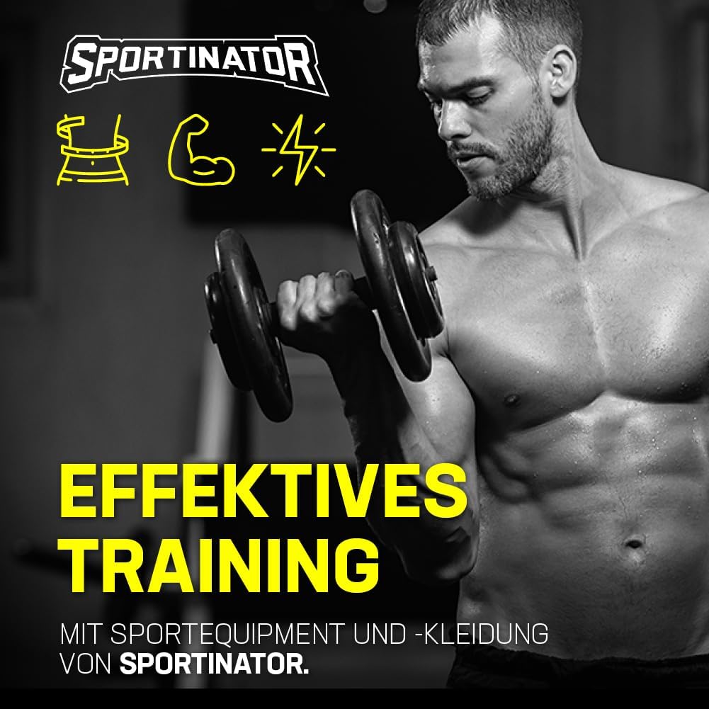 SPORTINATOR® Hantelset „Machine“ 20 kg mit Koffer – Effektives Ganzkörpertraining zu Hause oder unterwegs. Hochwertiges Gusseisen und legierter Stahl für maximale Haltbarkeit – Bild 6