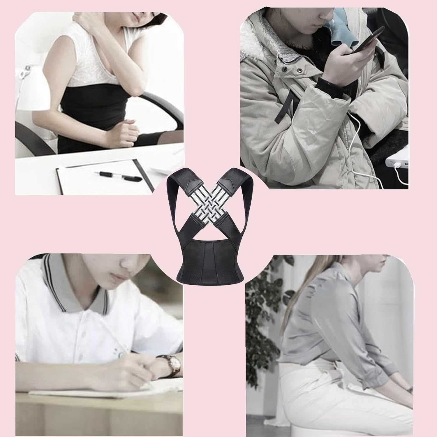Alignflex Your Posture Trainer, Haltungskorrektur-Rückenstütze für Männer und Frauen, Riding Strength Haltungskorrektur, Riderform, Levonti, Haltungskorrekturband, Rückenglätter, My Hanna Spine Pro – Bild 7