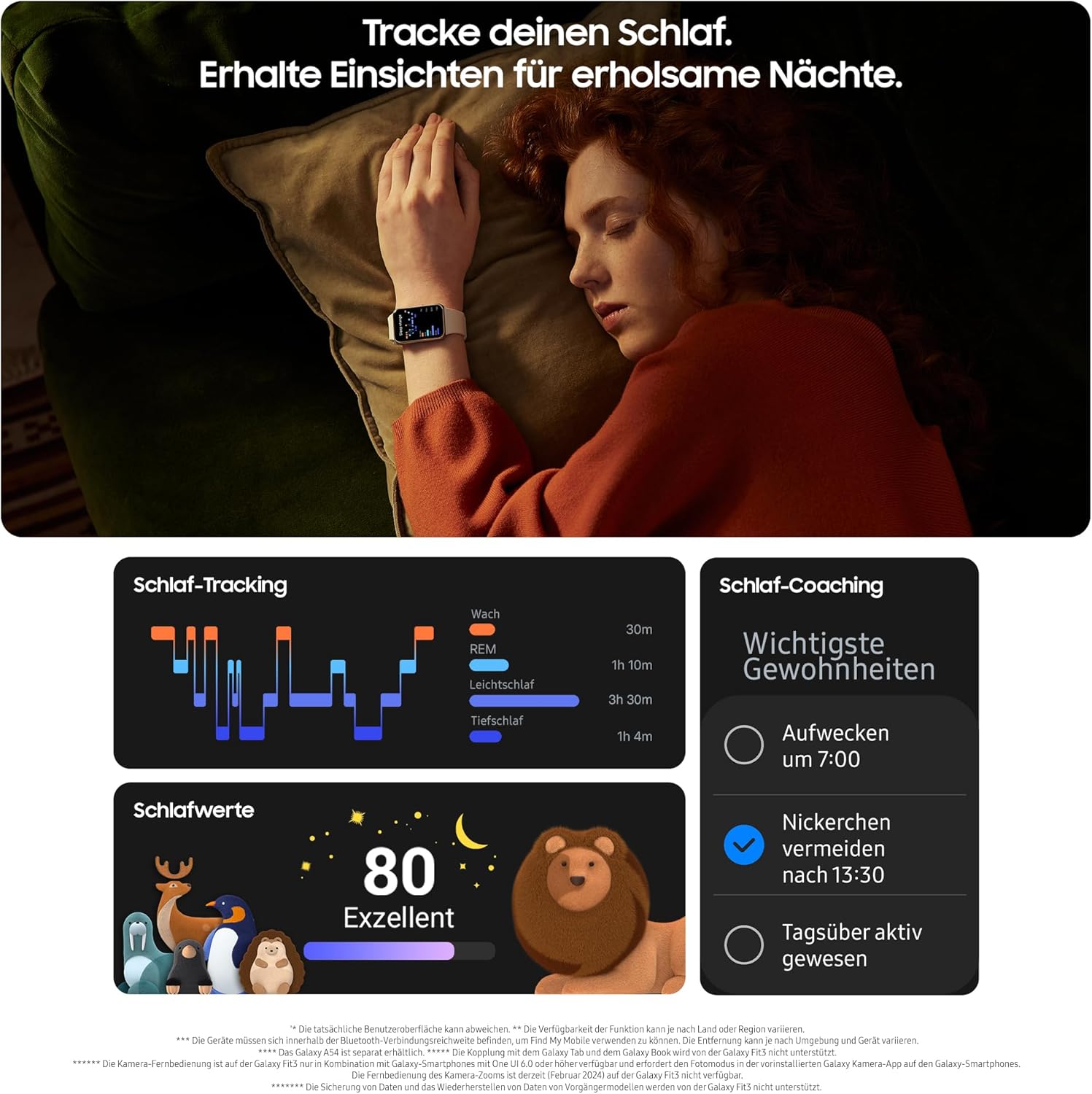 Samsung Galaxy Fit3 Smartwatch, Fitness-Tracker und Aktivitäts-Tracker, Roségold + 36 Monate Garantie (exklusiv bei Amazon) – Bild 5