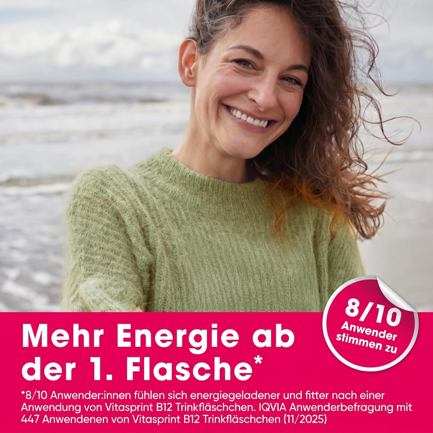 Vitasprint B12 Trinkfläschchen – Arzneimittel mit hochdosiertem Vitamin B12 und Eiweißbausteinen für geistige und körperliche Energie – 2 x 30 Trinkfläschchen – Bild 5