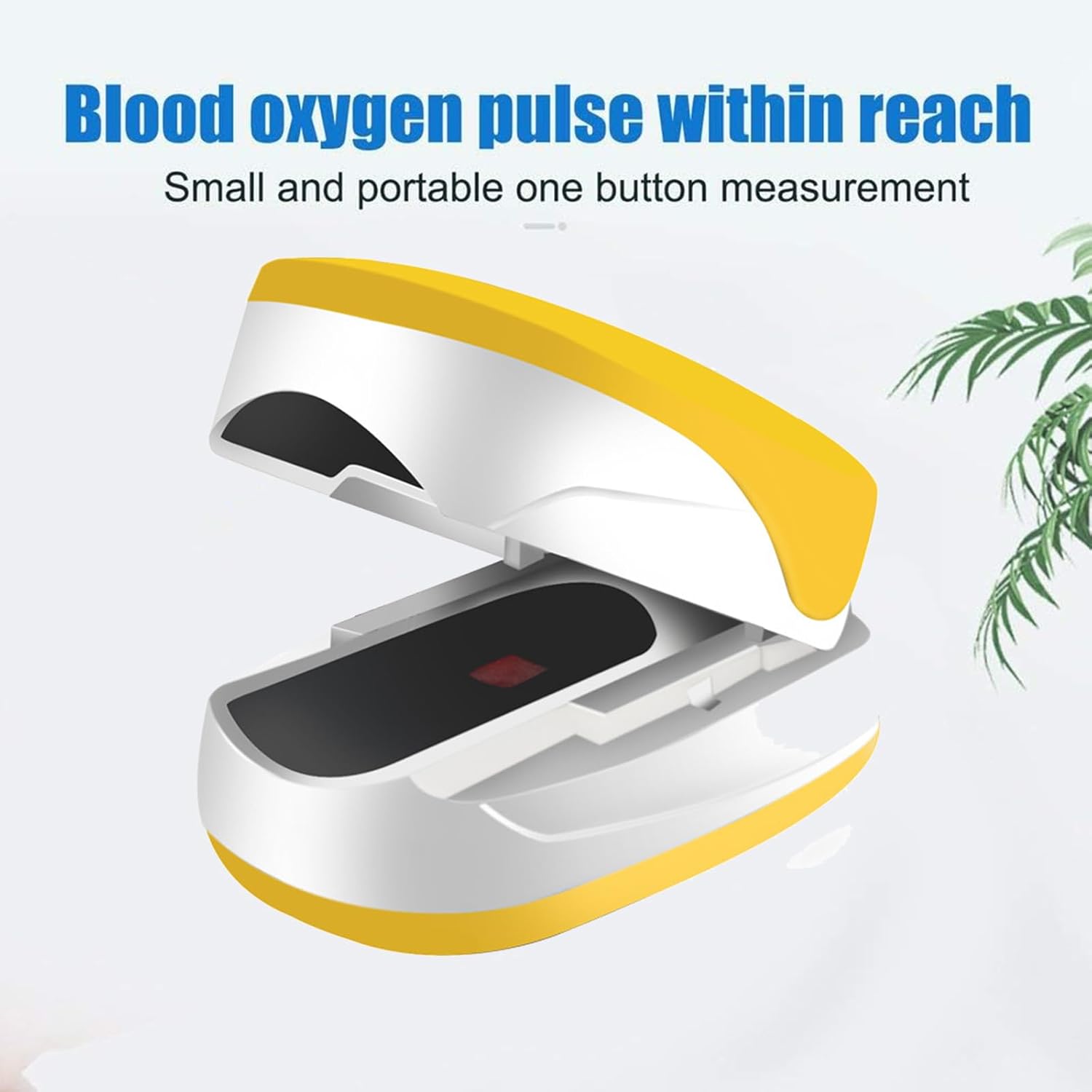 Fingerpulsoximeter Sport, SpO₂ & Pulsfrequenzmessgerät mit OLED-Display, tragbar für Training, Wandern und Freizeit (Gelb, 1 Stück) – Bild 5
