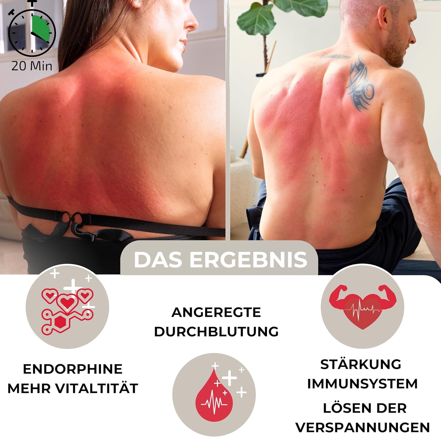 SOULANCE Akupressurmatte mit Kissen – 5-in-1-Premium-Set (inklusive Yogatuch) & Tragetasche, Kokosfaserfüllung – Massagematte, Akupunkturmatte gegen Nacken- und Rückenschmerzen – Bild 4