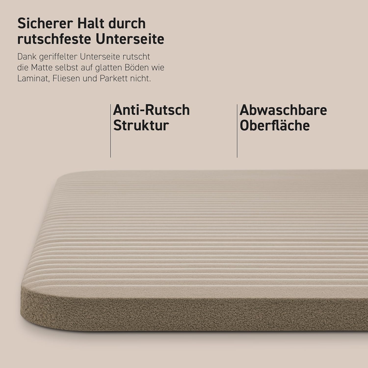 MSports Premium Gymnastikmatte inklusive Tragegurt + Übungsposter + Workout-App – hautfreundliche Fitnessmatte, 190 x 60, 80 oder 100 x 1,5 cm, verschiedene Farben, phthalatfreie Yogamatte, 190 x 60 x 1,5 cm – Bild 4