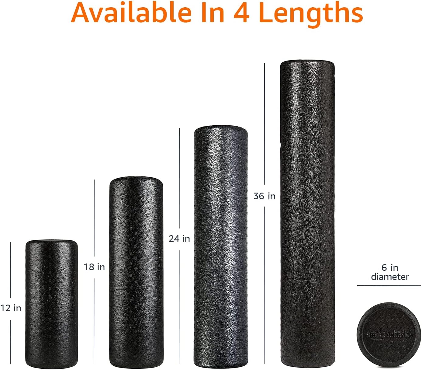 Fitnessrolle aus hochdichtem Schaumstoff von AmazonBasics – Bild 4