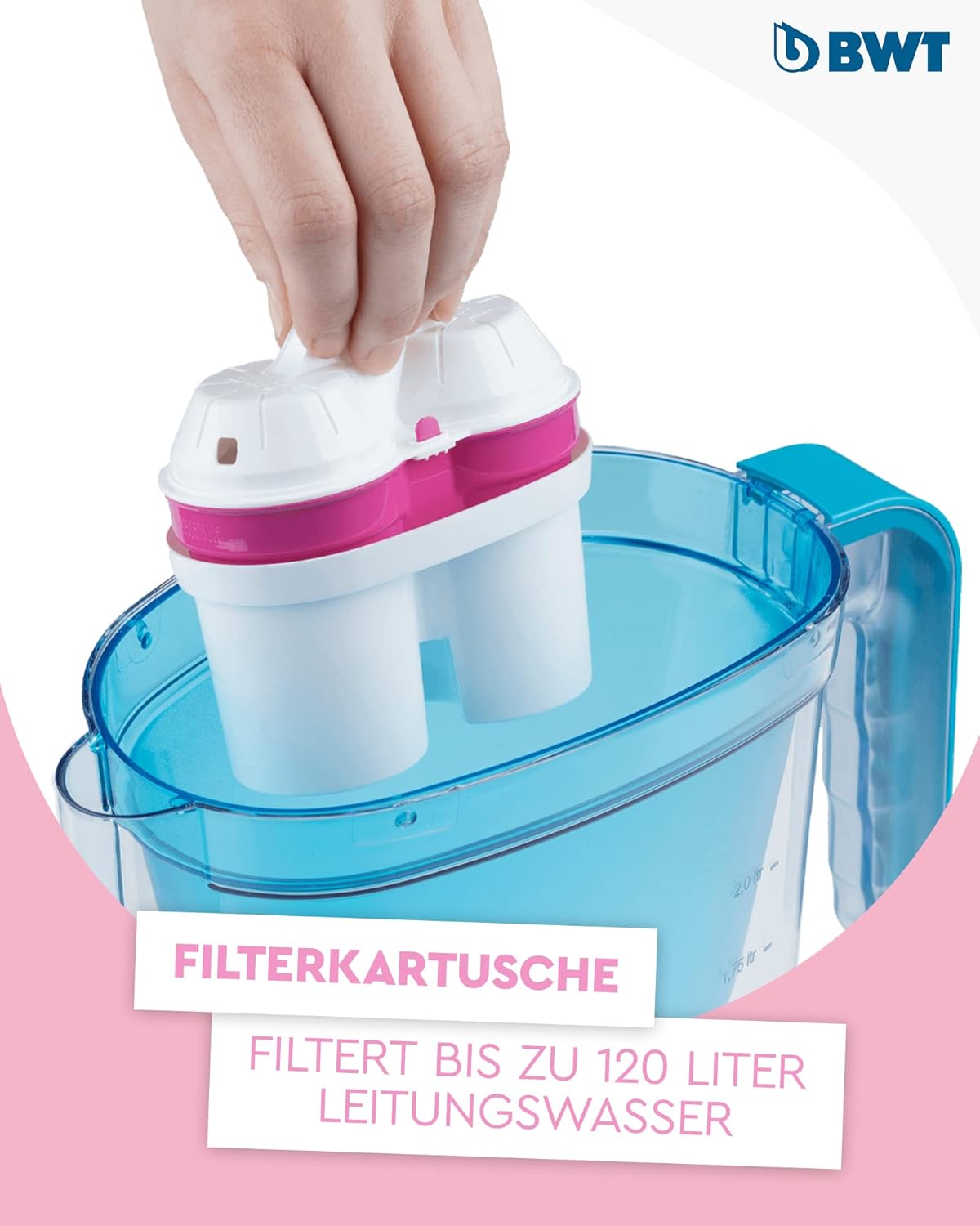 BWT 815530 Jahrespackung, Vida + 12 Patronen, 26,4x11,5x28,7 cm – Bild 2