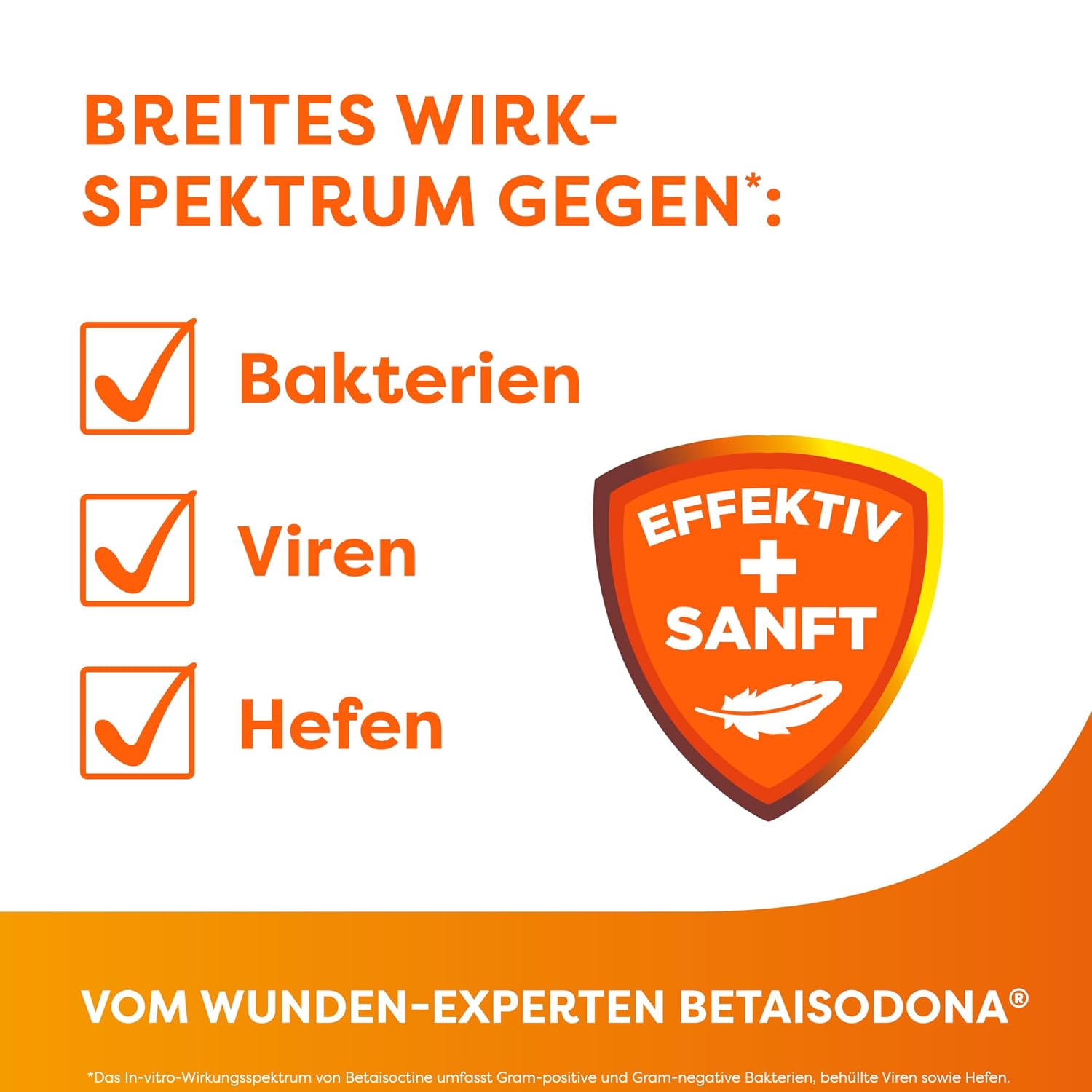 Betaisoctin-Spray 250 ml: Farbloses Antiseptikum für kleine Wunden und Hautdesinfektion, breites Wirkungsspektrum gegen Bakterien, Viren und Hefen, wirksam und schonend bei alltäglichen Wunden – Bild 3
