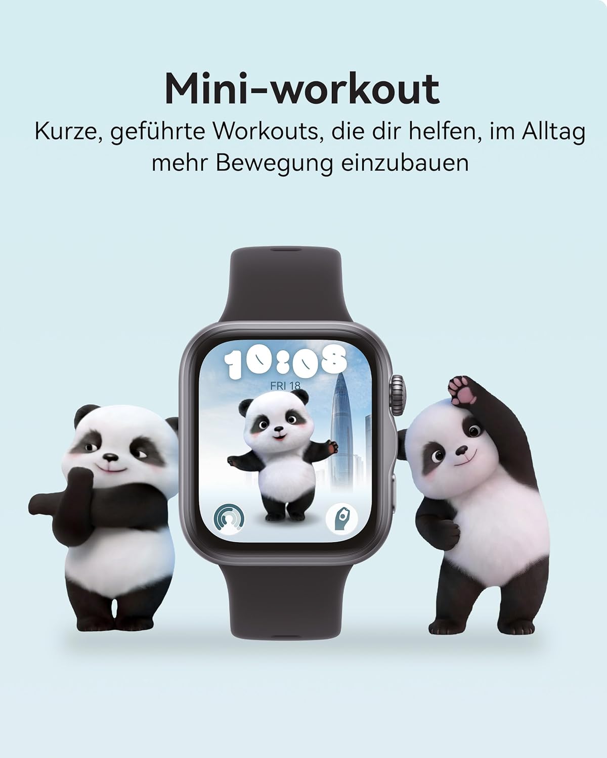 HUAWEI Watch FIT 5 Smartwatch, GPS, 1,82-Zoll-Display, Sportuhr mit Schlaf-Tracker, NFC-Zahlung, Sturzerkennung, Gesundheitsmanagement, bis zu 10 Tage Akku, 5 ATM, für iOS & Android, 100+ Workouts – Bild 8