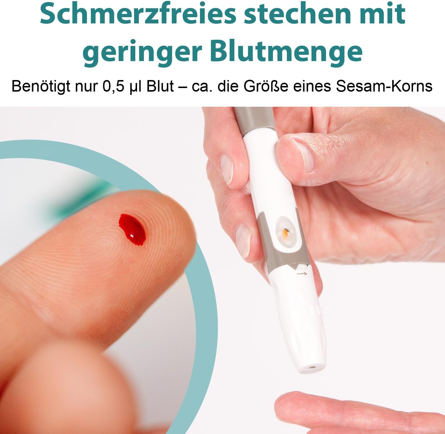 GlucoCheck XL Blutzucker-Teststreifen, 50 Stück, zur Kontrolle des Blutzuckerwertes – verwendbar mit dem GlucoCheck XL Blutzuckermessgerät – Bild 4