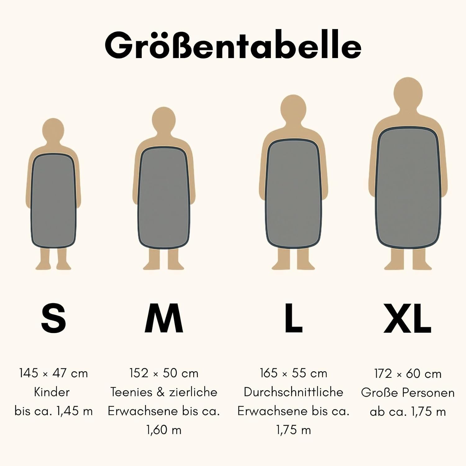 Rivello Somnia Schlafdecke – sanfte Kompression wie eine Umarmung | Ultraleicht und atmungsaktiv | Alternative zur Gewichtsdecke | Für Erwachsene und Kinder | 4 Größen (M - 152 cm) – Bild 6