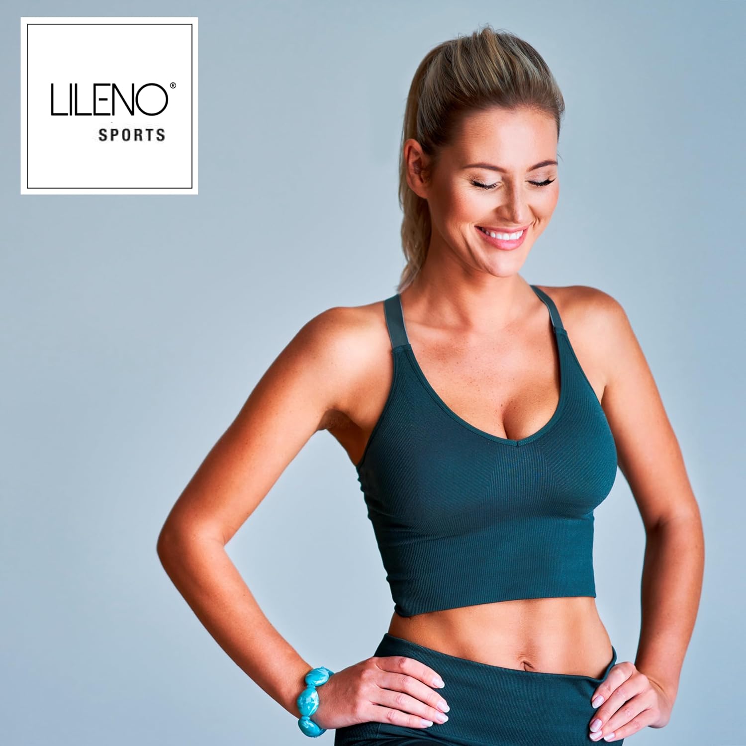 LILENO SPORTS Yogamatte (180x60cm) inkl. Tragegurt - Sport- und Yogamatte extra rutschfest in 4 mm Dicke - Gymnastikmatte und Fitnessmatte für Workout und Yoga - Sportmatte für Zuhause – Bild 8