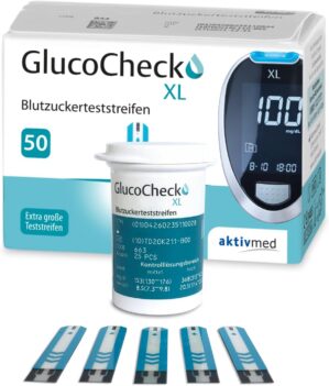 GlucoCheck XL – 50 Blutzucker-Tes...