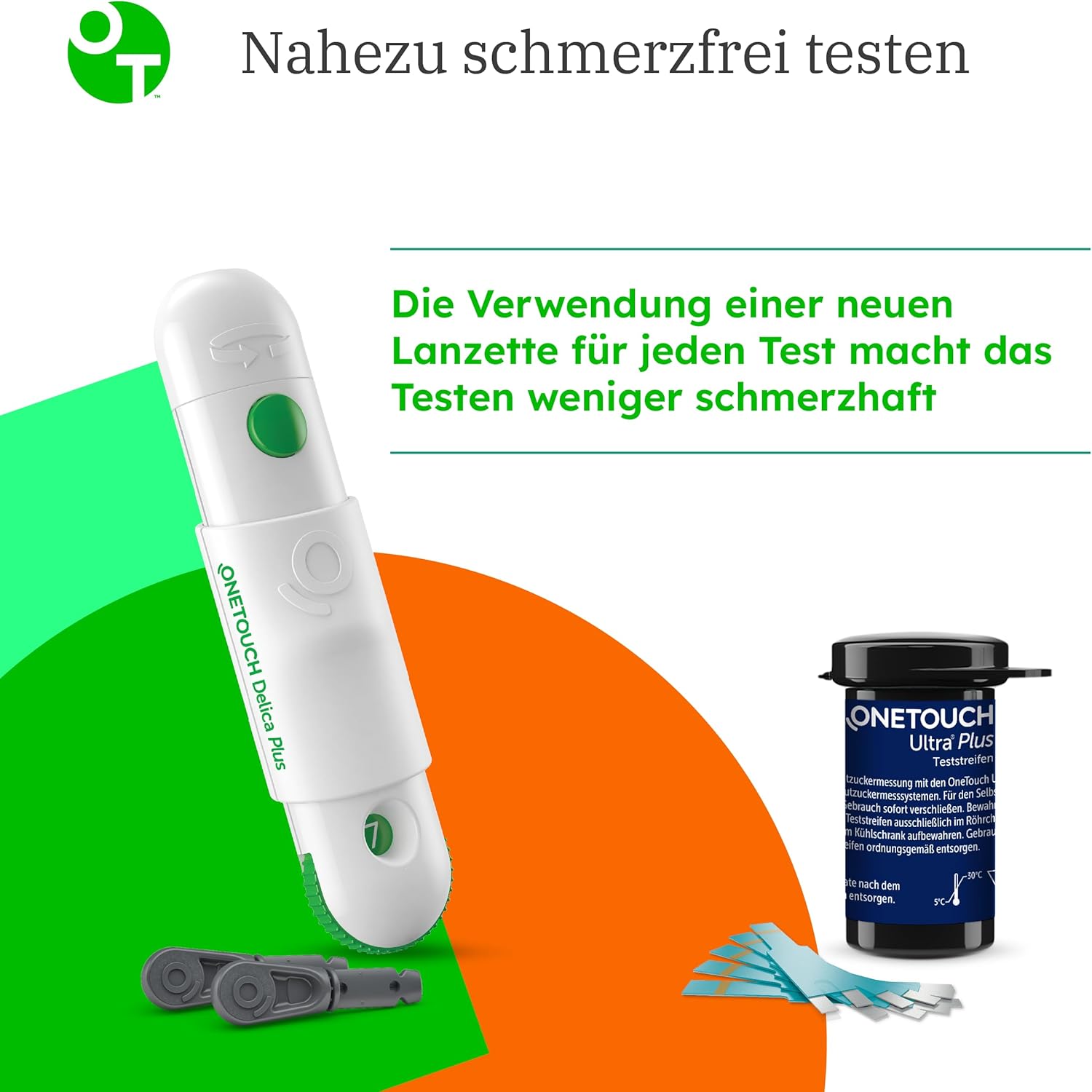OneTouch Ultra Plus Blutzucker-Teststreifen I 50 Stück I 1 Packung I zur Blutzuckermessung bei Diabetes (Zuckerkrankheit) – Bild 6
