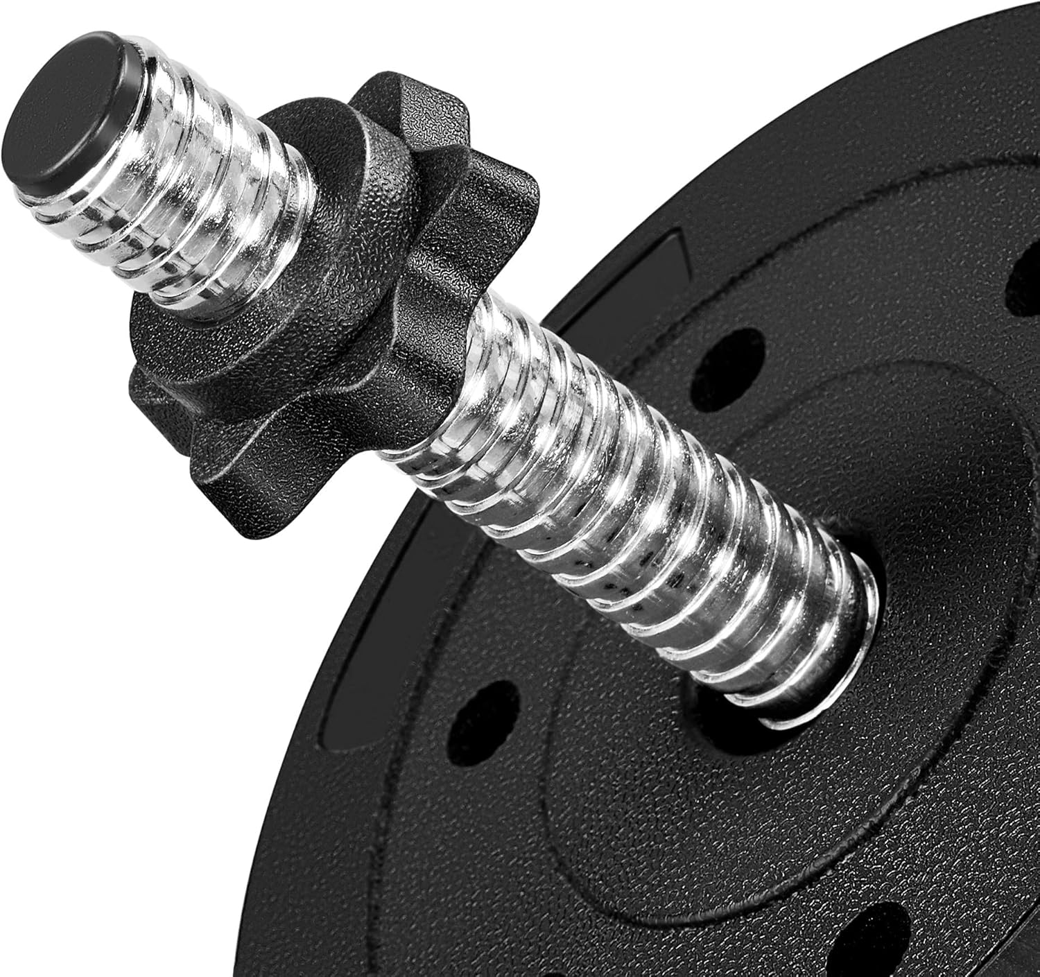Yaheetech Kurzhantel-Set, 2 Stück, Hanteln mit Spinlock-Kragen für Krafttraining, 15/20/25/30 kg – Bild 4