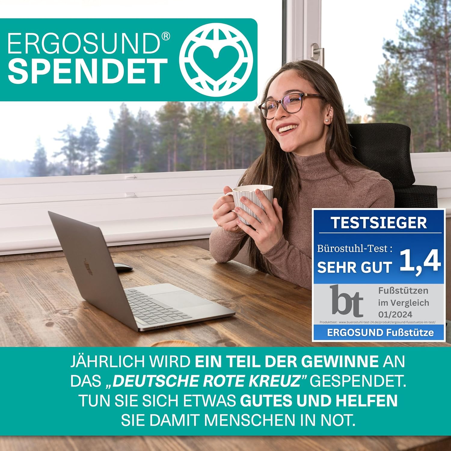ERGOSUND Fußstützen-Schreibtisch (Testsieger) Premium-Schaumkern, höhenverstellbarer Fußhocker (rutschfest), ergonomischer Fußstützen-Schreibtisch, Home-Office-Zubehör, Fußstütze, Fußstütze, Fußstütze – Bild 7