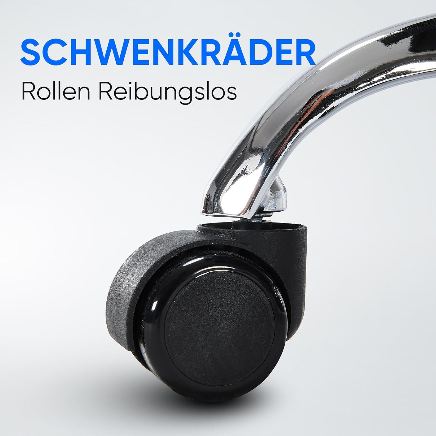 Ergonomischer Bürostuhl, Netz-Schreibtischstuhl mit Kopfstütze, Fußstütze und 3D-Armlehnen, höhenverstellbarer ergonomischer Bürostuhl, Bürostuhl mit 150 kg Tragkraft, Schwarz – Bild 8