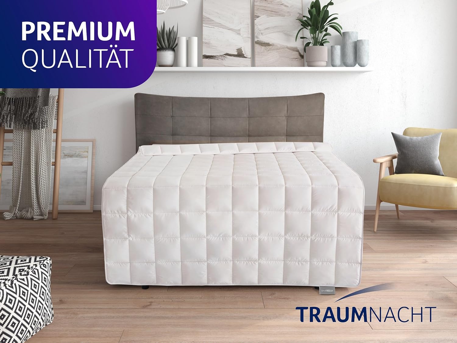 Traumnacht Relaxdecke 155 x 220 cm, 9 kg schwere Decke zur Beruhigung und Linderung von Stress, empfohlen für Erwachsene. – Bild 7
