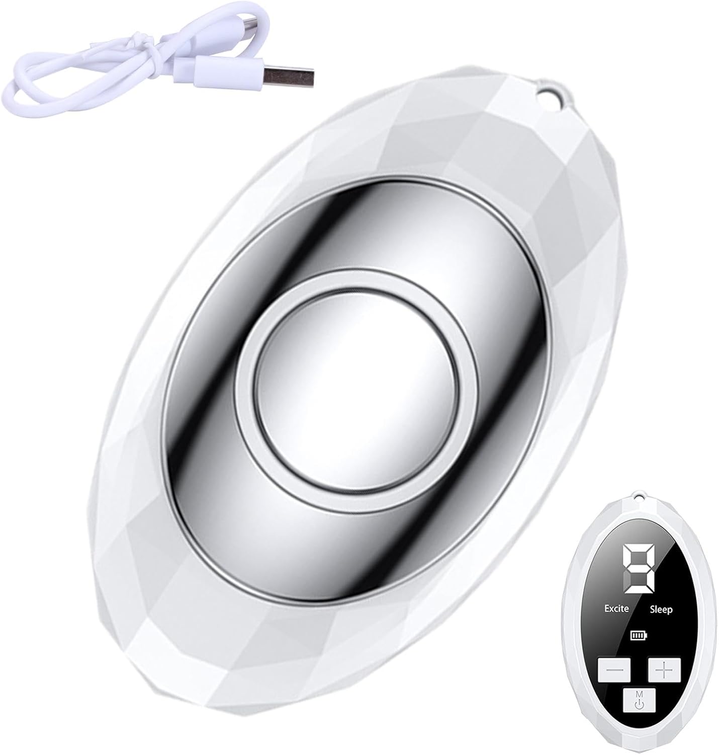 Kompaktes Schlafgerät, tragbares Schlafgerät, intelligente tragbare Einschlafhilfe mit 9 Geschwindigkeiten für verbesserten Schlaf, tragbares Entspannungsgerät, ergonomisches Einschlafhilfegerät für
