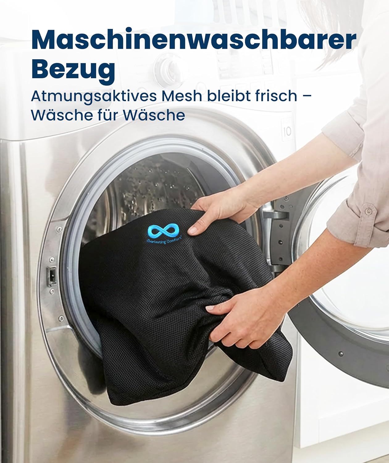 Everlast Comfort, vom Arzt empfohlenes Memory-Schaum-Sitzkissen für Bürostuhl und Auto – ergonomisches Büro- und Schreibtischzubehör – Steißbein-Entlastungskissen, Ischias – Bild 7