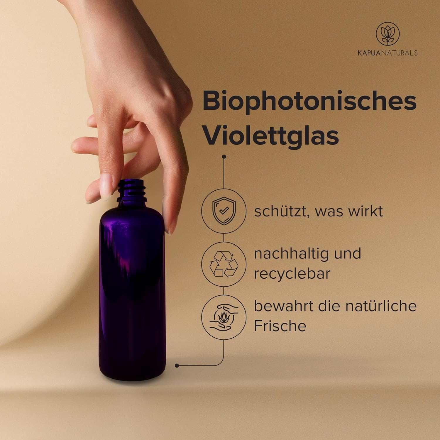 Bio-Augencreme hochdosiert 50 ml + Hyaluronsäure + Allantoin + Arganöl • 100 % vegan & biologisch • Augencreme gegen Falten & Augenringe • Premium Anti-Aging Augenpflege Made in Germany • Augenringe entfernen – Bild 10