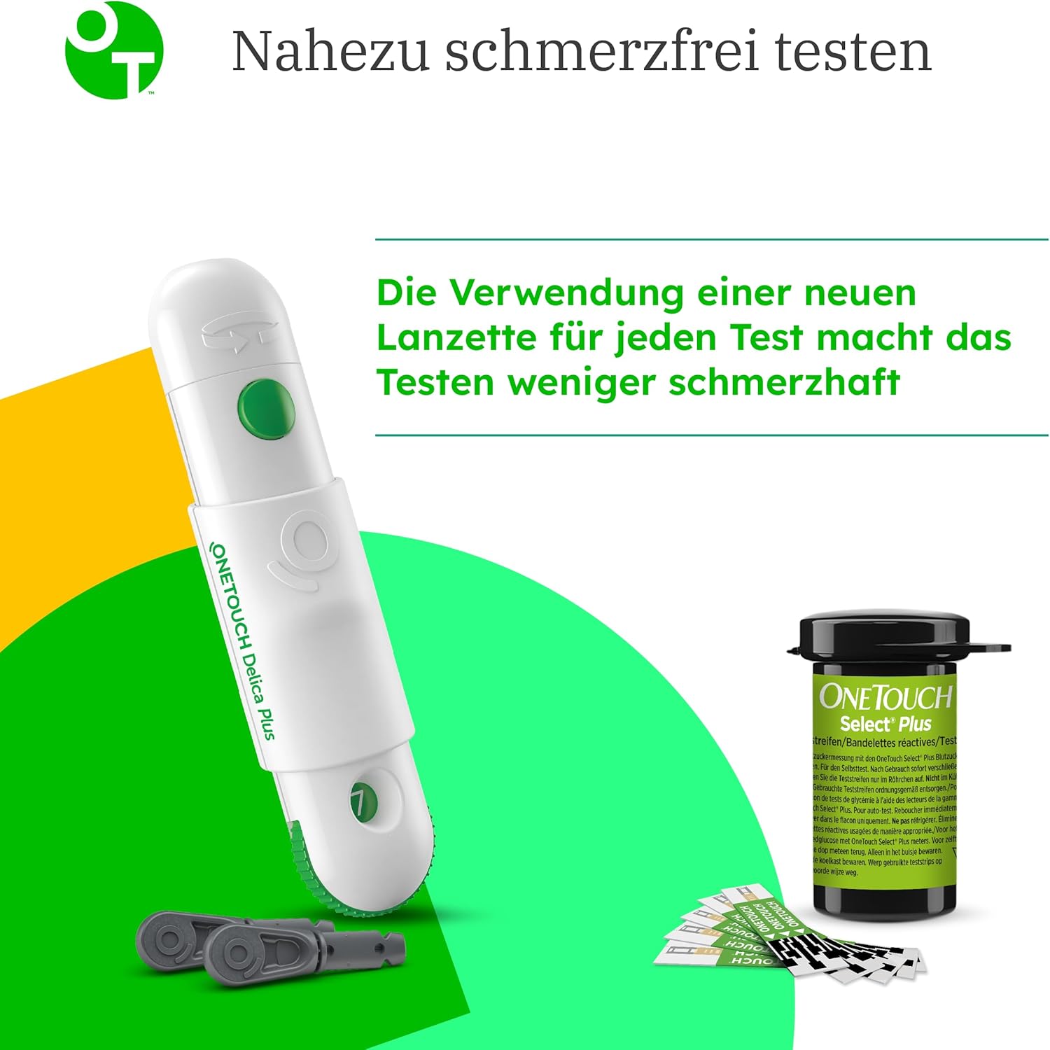 OneTouch Select Plus Teststreifen, 1x50 Stück: passende Blutzucker-Teststreifen für das OneTouch Select Plus Messgerät zur Blutzuckermessung – Bild 3