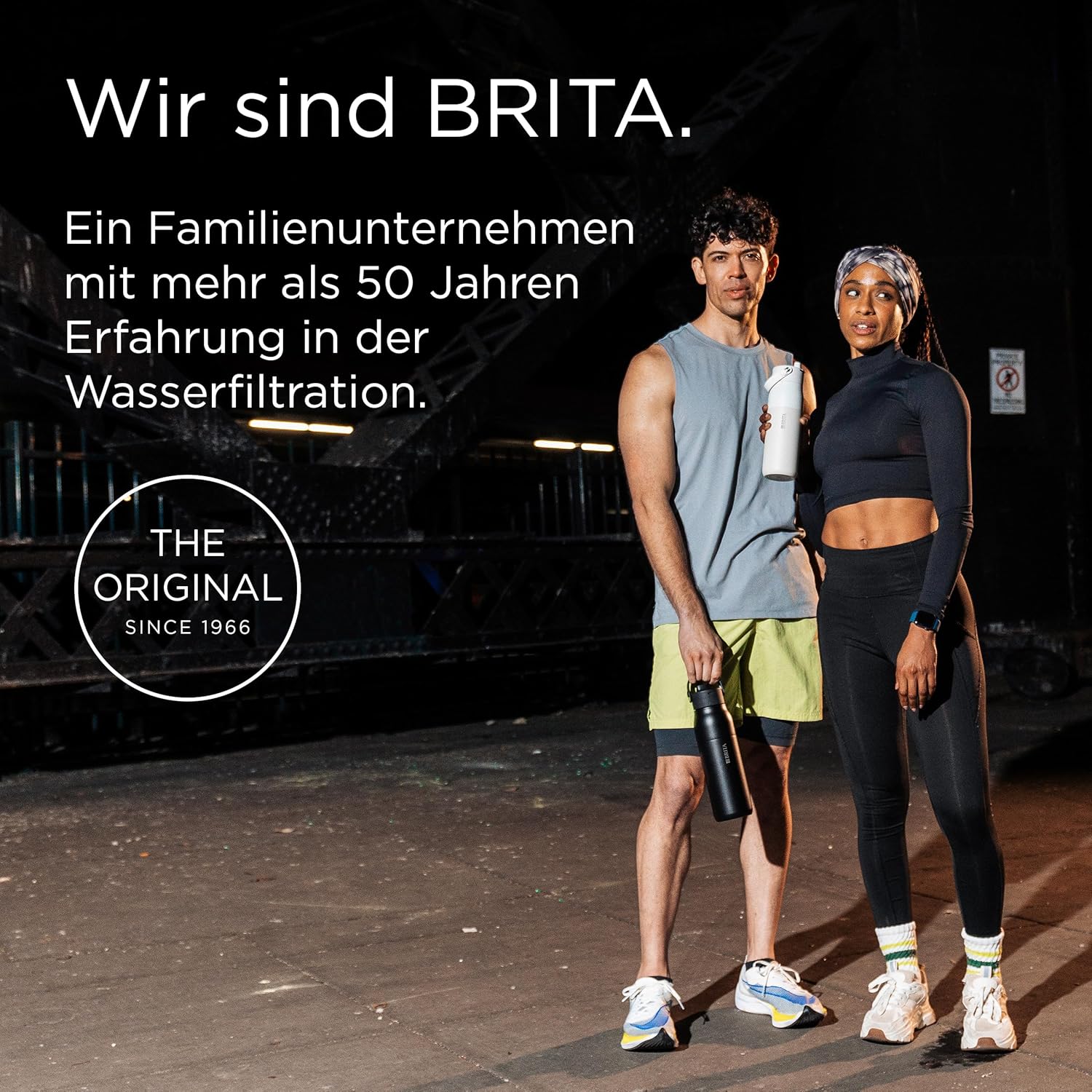 BRITA LARQ iQ Digital Filter Wasserflasche Schwarz (1 L) inkl. Hydration Tracking (App), Aktivkohle-Wasserfilter & UV-C – Neutralisiert 99,99 % Bakterien & filtert Mikroschadstoffe, PFAS & mehr – Bild 9