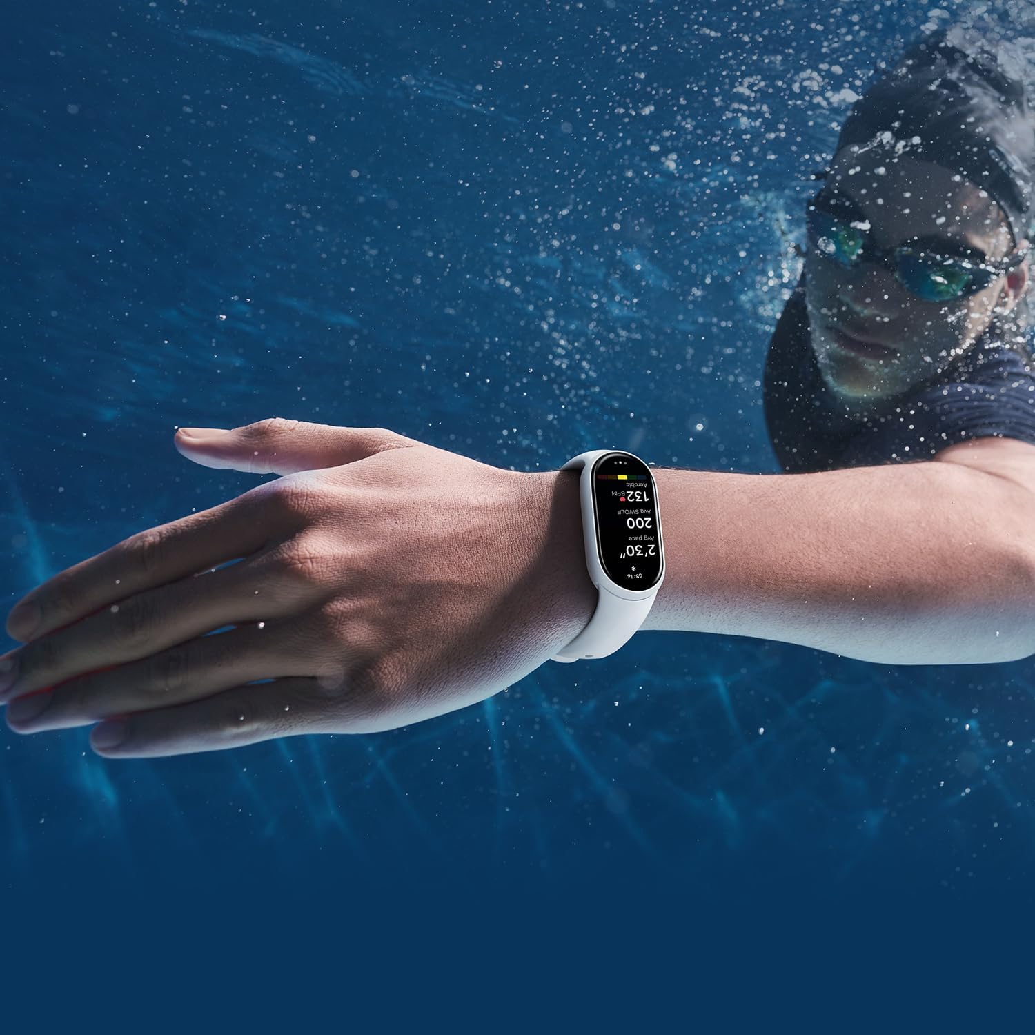 Xiaomi Smart Band 10 Fitness-Tracker, Smartwatch, 1,72" AMOLED Display, 21 Tage Akku, 5ATM wasserdicht, Herzfrequenz- & Schlaftracking, 150+ Sportmodi, Schnellverschluss – Bild 5