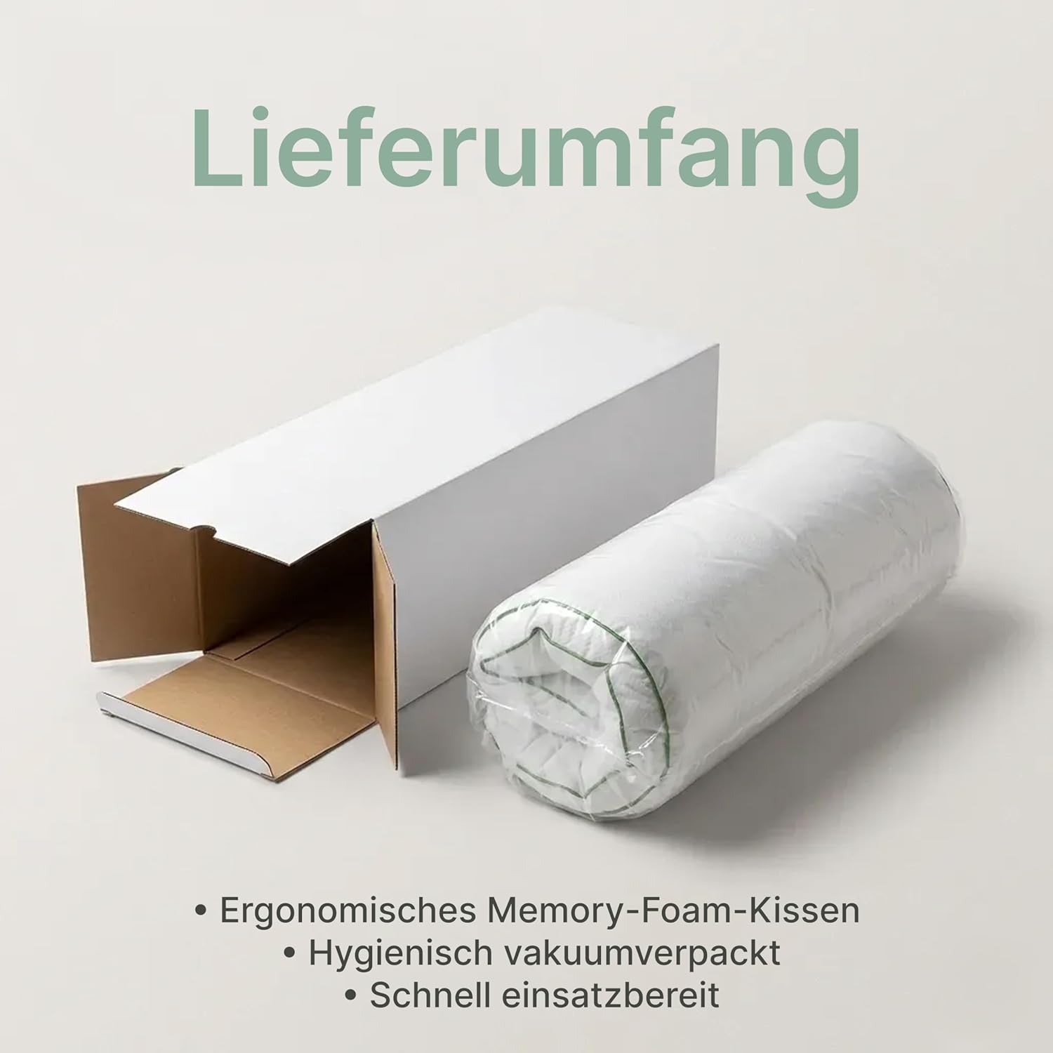 Orthopädisches Nackenstützkissen von Limarmo – Kissen für Seitenschläfer aus Memory-Gel-Schaum, Kissen für Seiten- und Rückenschläfer, deutsche Qualität (710 x 420 x 130 mm) – Bild 9