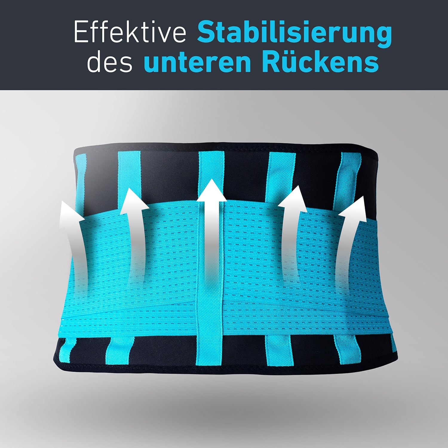 Rückenbandage – lindert Schmerzen und beugt Verletzungen vor. Medizintechnik AgileBak von Clever Yellow – Bild 3