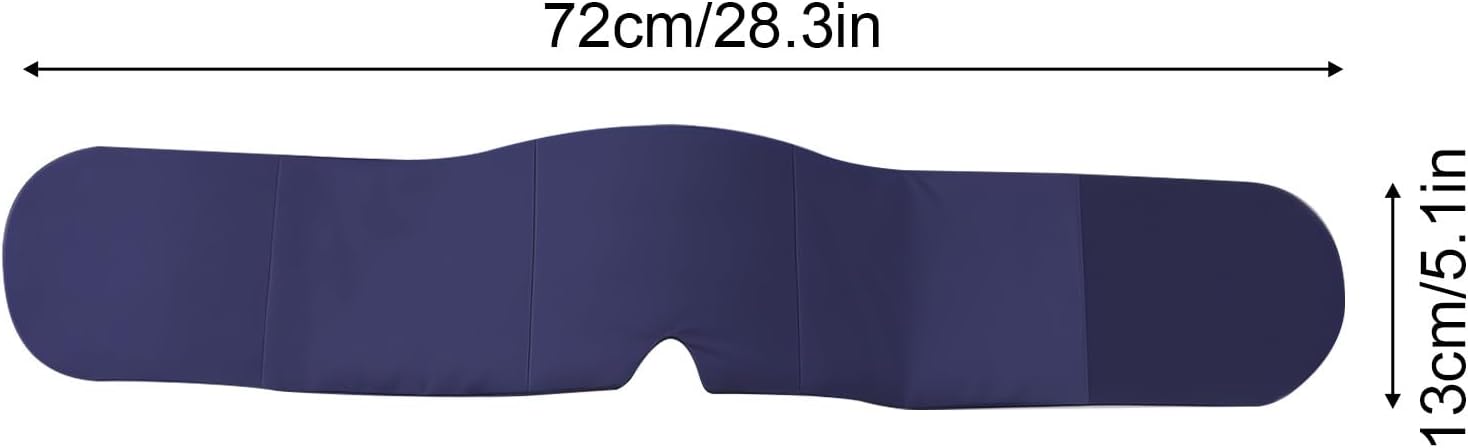 Beschwerte Augenklappe, gewichtetes Stirnband gegen Licht | doppelseitige Schlafmaske mit Perlen und Baumwollbesatz – für Zuhause, Reisen, Flugzeug, Entspannung und – Bild 6