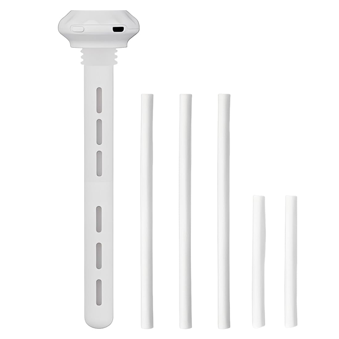 Tragbarer Mini-USB-Luftbefeuchter – Ultraschall-Kaltnebel, kein Wassertank, leise und längenverstellbar, für Zuhause, Büro, Auto und Reisen