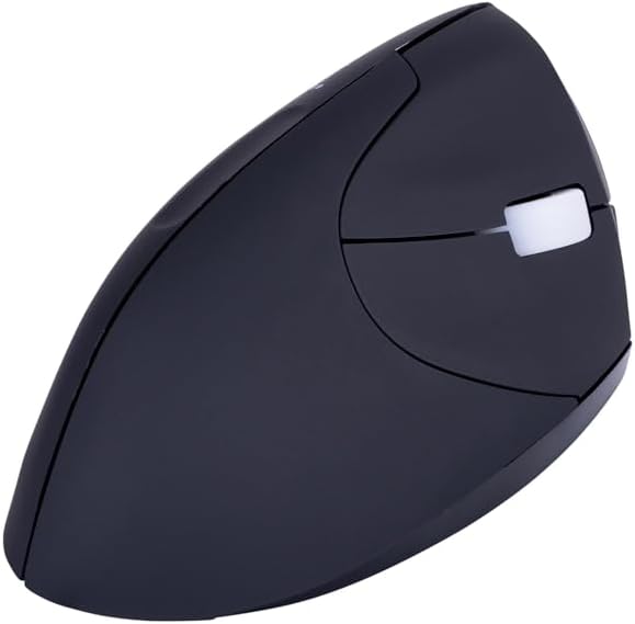 Ergonomische vertikale Maus für Rechtshänder – 3-Tasten-USB-Plug & Play – Ergonomische Maus zur Entlastung des Handgelenks – 800 DPI – Kompatibel mit Windows und Mac – Schwarz – Bild 5