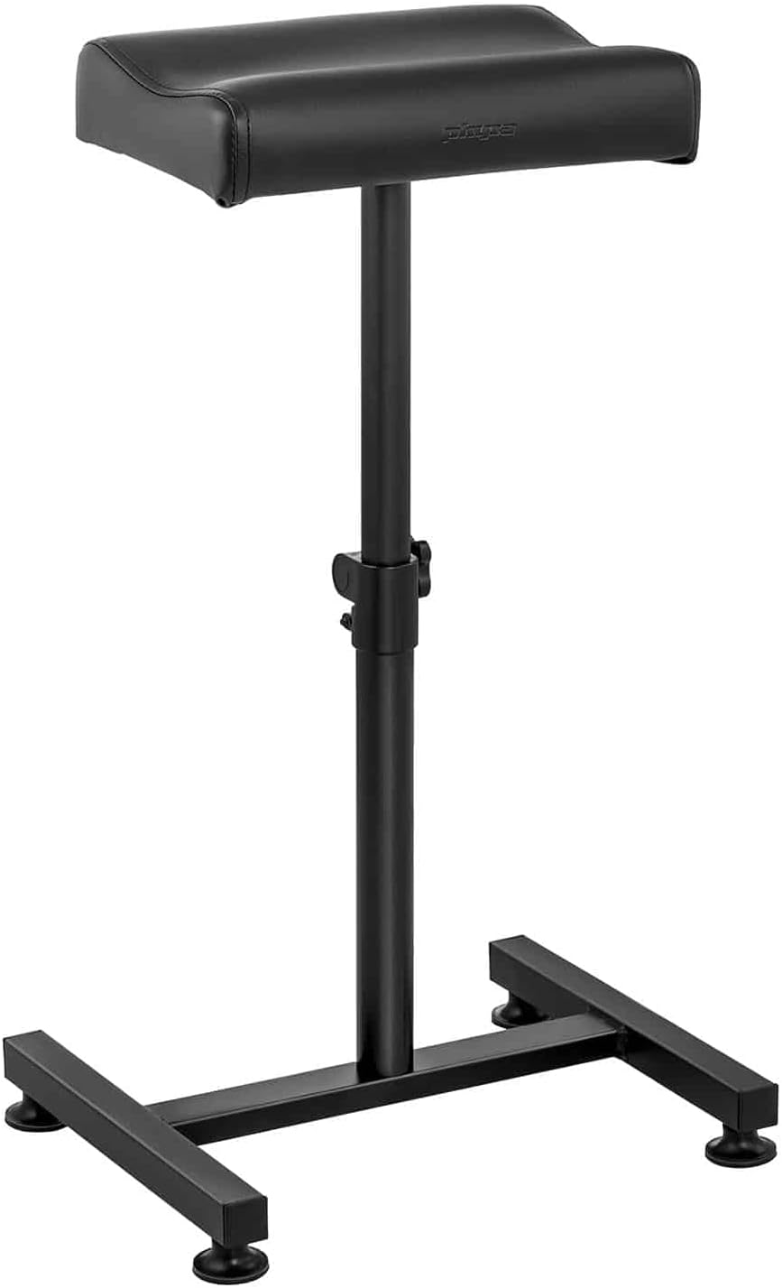 Physa FR-1 Beinstütze, Fußstütze, Höhe 49–74,5 cm, Ablagemaße 24 x 33 cm, Schaumstofffüllung, Kunststoffbezug, Schwarz – Bild 2