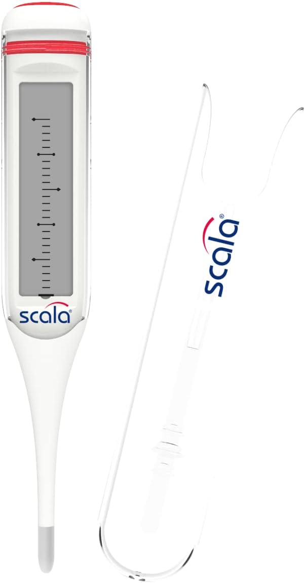 scala SC 1493 Flex Digitalthermometer für 10 Sekunden, klassisches Display, weiß – Bild 4