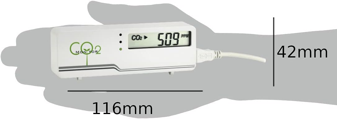 TFA Dostmann AirControl Mini CO2-Messgerät TFA 31.5006 Raumluftüberwachung – Bild 2