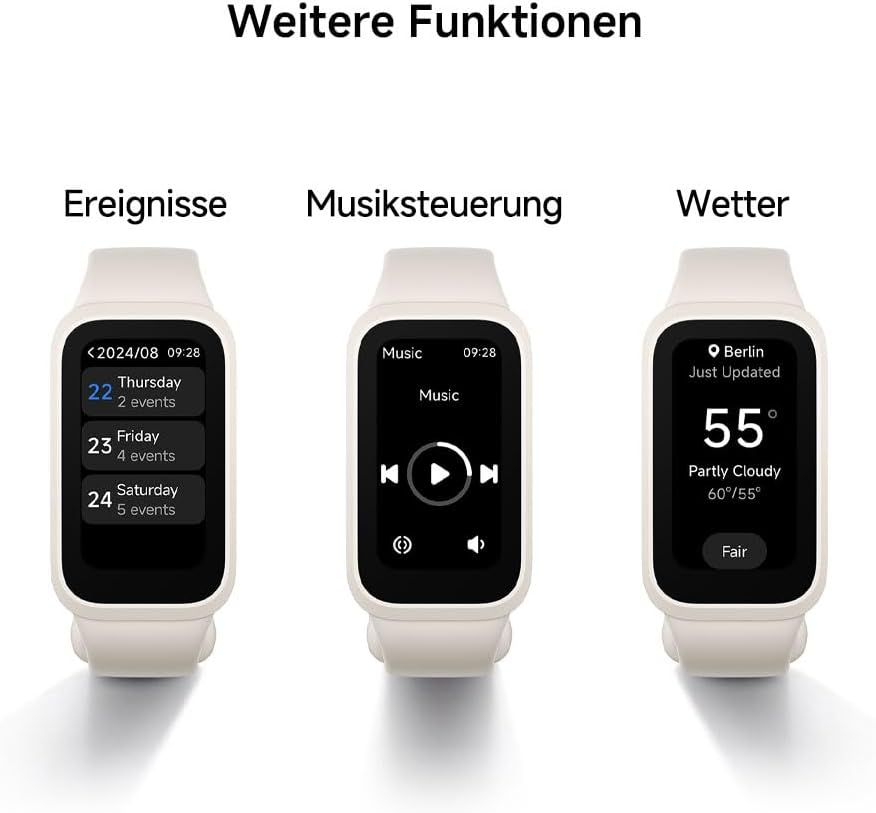 XIAOMI Smart Band 9 Active Black – 1,47 Zoll TFT, 450 Nits, 18 Tage Akku, 50 Sportmodi, SPO₂-Sensor, 5ATM wasserdicht – Bild 11