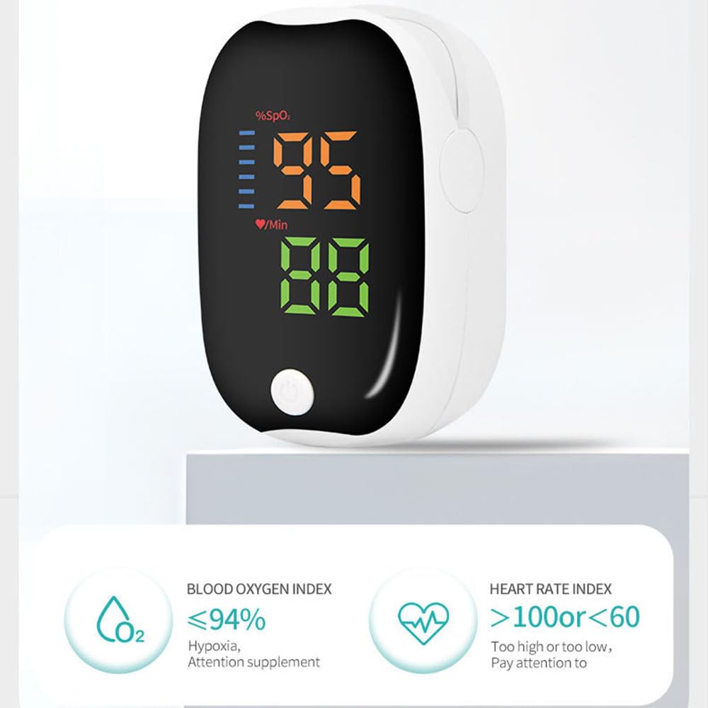 Snapbuy Pulsoximeter/Blutsauerstoffmessgerät/Oximeter für Finger/mit OLED-Display/Professionell und hohe Genauigkeit/Ideal für Familien, ältere Menschen und Krankenhäuser – Bild 5