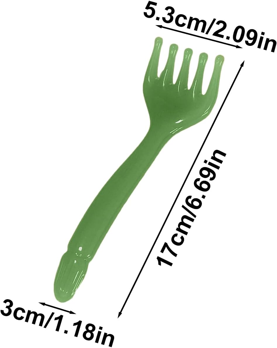 Kopfmassagegerät – Ergonomischer Kopfhaarentspanner, tragbares, sanftes Kammmassagegerät mit fünf Klauen | Körpertherapie-Zubehör für Stressinstrument – Bild 5