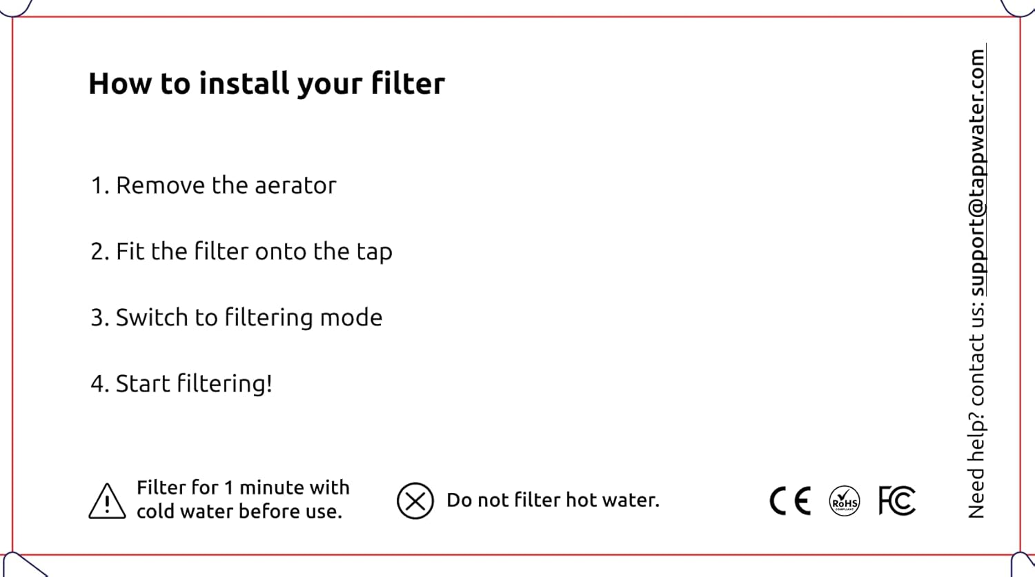 Tappwater EcoPro SMR Wasserfilter-Wasserhahn mit 6 Stufen und schwedischem Mineralgestein. Filtert +100 Stoffe und fügt Mineralien für reines, gesundes Wasser hinzu. Wasserreiniger mit exklusiver Technologie – Bild 10