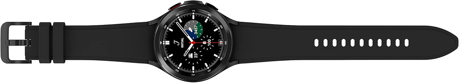 Samsung Galaxy Watch4 Classic, runde Bluetooth-Smartwatch, Wear OS, drehbare Lünette, Fitnessuhr, Fitness-Tracker, 46 mm, schwarz (deutsche Version) – Bild 6