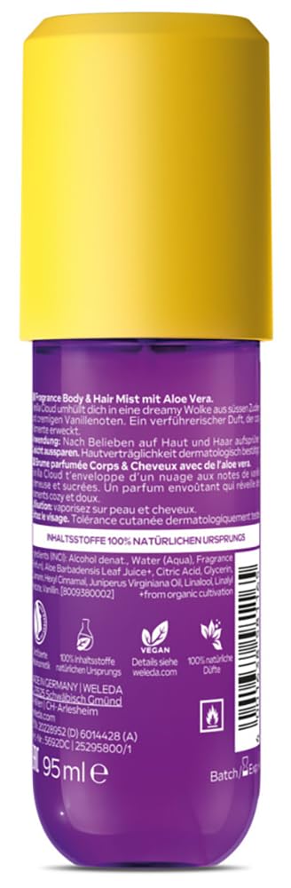 WELEDA Fragrance Body & Hair Mist Mystic Aura – Naturkosmetik Körperspray/Körperspray mit Orangen-, Orchideen-, Patchouli- & Amber-Duft, erfrischt Haut & Haare (vegan, 95 ml) – Bild 7