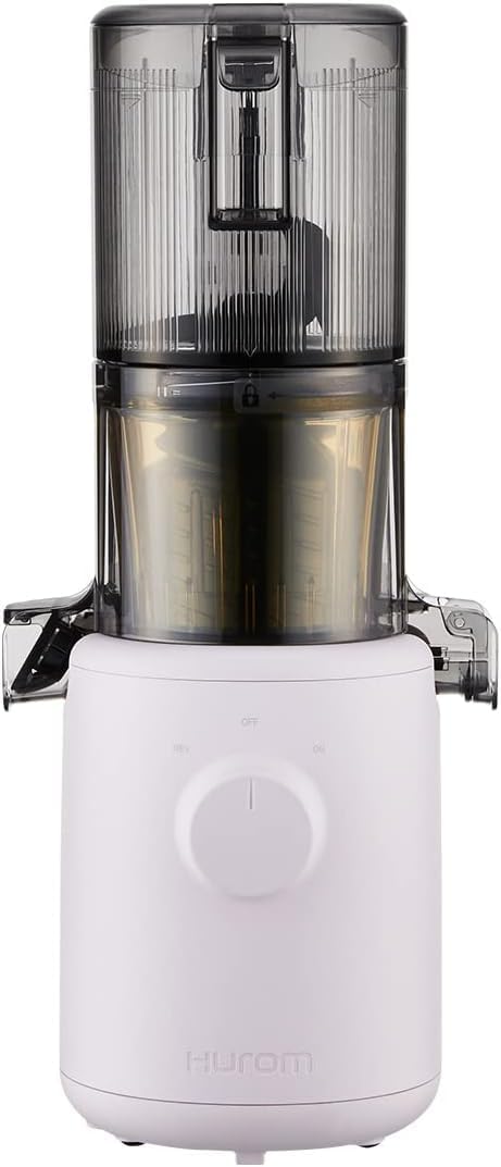 Hurom Slow Juicer H310 Entsafter für Gemüse und Obst, leicht zu reinigen und leiser Motor, elektrischer Entsafter mit Siebfilter, 100 Watt, BPA-frei, schlankes Design, 220 ml, Lavendel